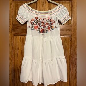 Forever 21 Embroidered Babydoll Dress Women’s Small